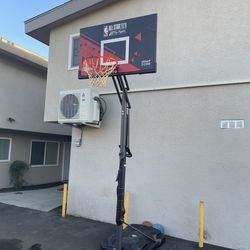 Basketball court three months old.