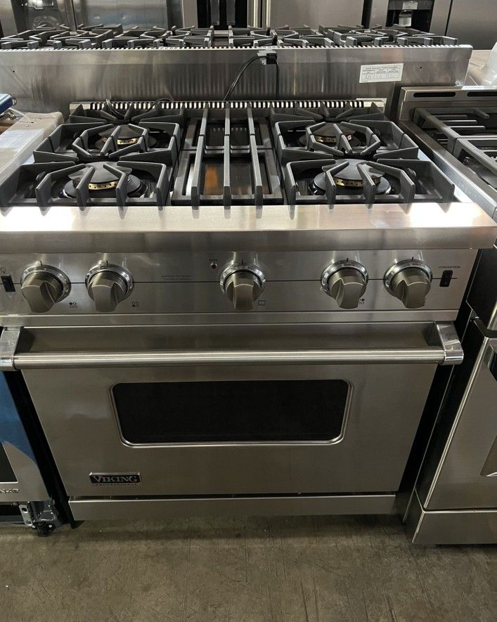 Viking Stainless Steel 30 Inch Built In Stove