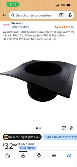 Silicone wax Warmer cover waxness