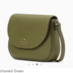 NWT-Kate Spade Leila Crossbody in Enchanted Green color