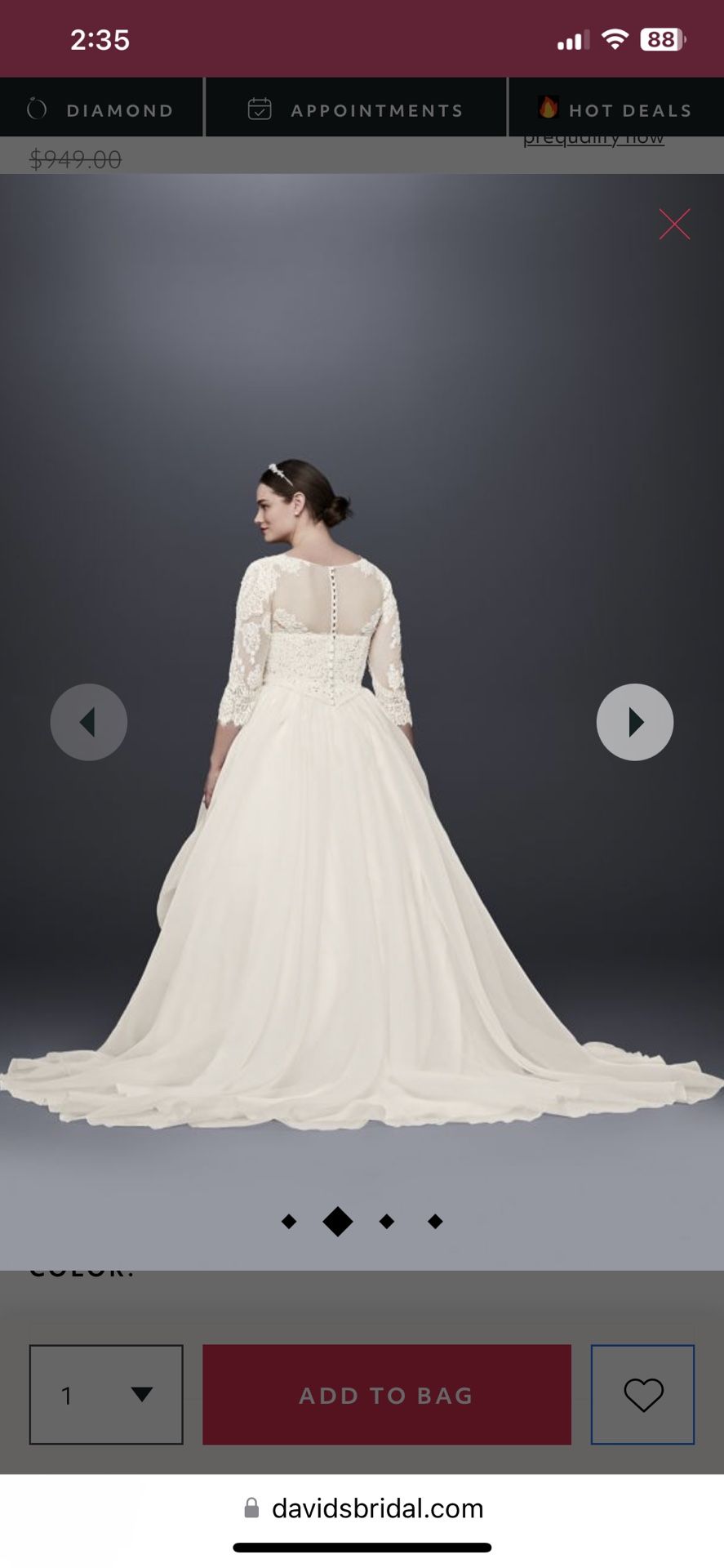 Plus Sized Wedding Dress