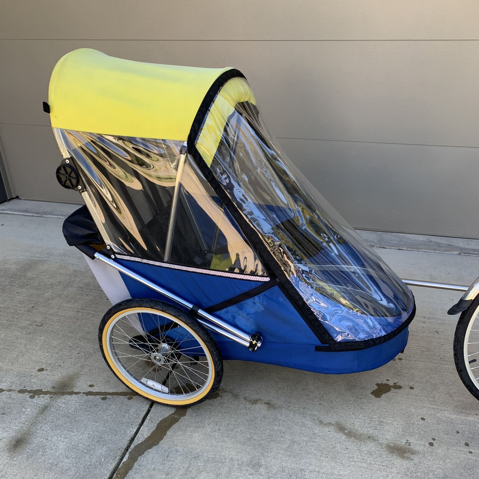 Wike large Special Needs Bike Trailer converts to jogger stroller
