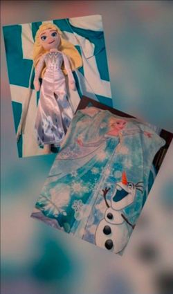 Elsa Doll and Blanket