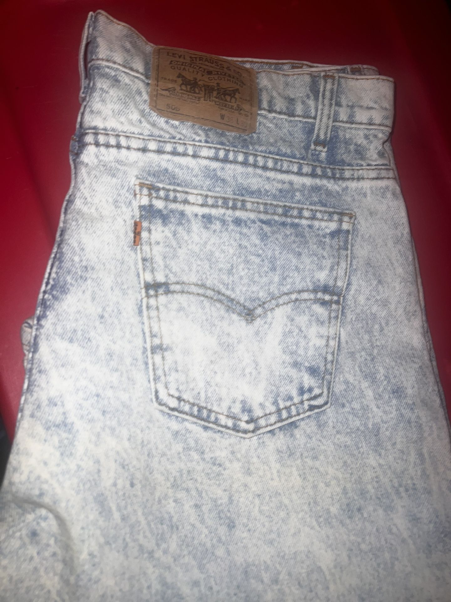 Levi’s Acid Washed Jeans