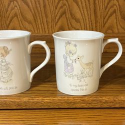 Vintage Precious Moments Coffee Mugs 1980’s