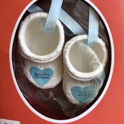 2017 American Greetings Heirloom Ornament Baby Boy’s First Christmas