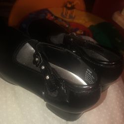 George Black Patent Dressy Shoes Girls Size 10C