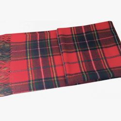 Wander Agio Women's Fashion Long Shawl Big Grid Winter Warm Lattice Large Scarf