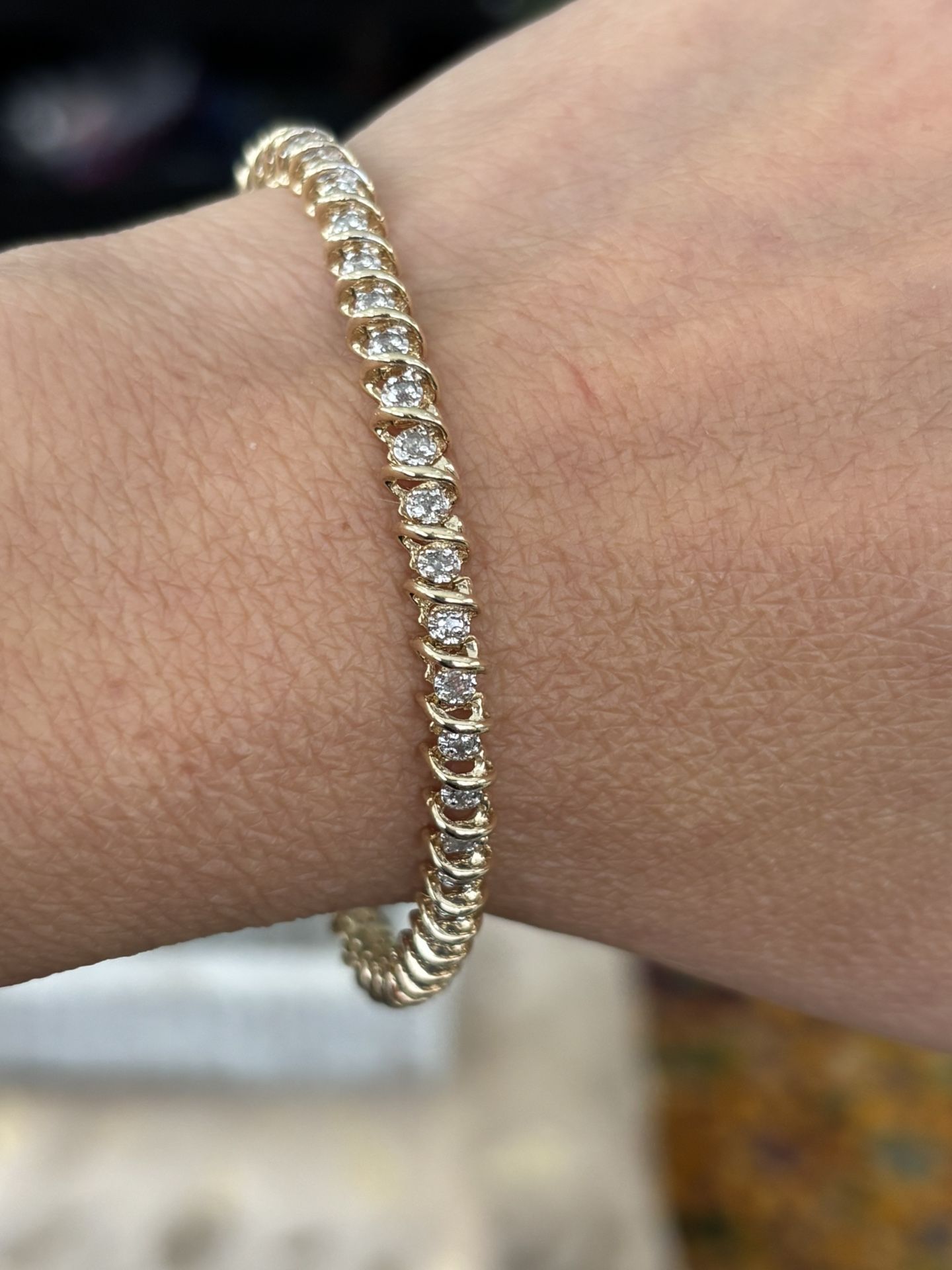 10K Diamonds Tennis Bracelet