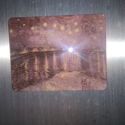 Starry Rhône Van Gogh large Magnet Art. 3 X 3.5 Inch 