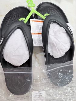 New Original Crocs sandal/ slipper - Black and White