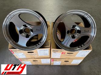 ADVAN RACING Oni 2 15x8 4x100 30 WHEEL RIM CIVIC FIT CRX INTEGRA MIATA DIAMOND CUT