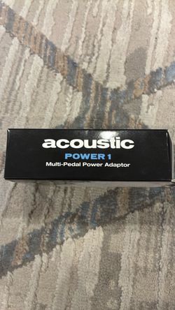 Acoustic POWER1 9V/2000MA Multi-Pedal Power Adapter