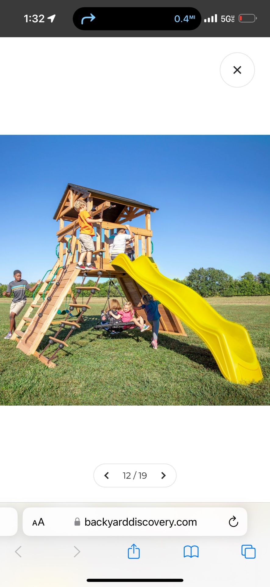 Backyard ENDEAVOR SWING SET