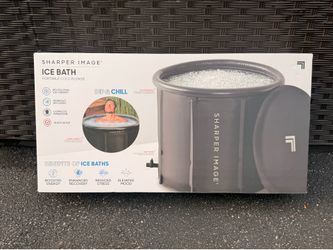 Sharper image ICE BATH portable cold plunge with cover