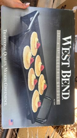 Electric griddle 17x11