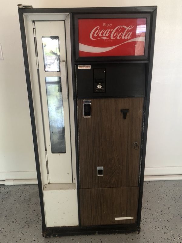 1970’s vintage coke coca-cola vending machine- cavalier