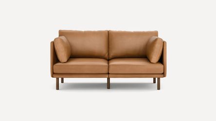 Open Box Burrow Field Leather 2-Piece Sofa
