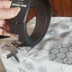 Michael Kors Men Reversible Brown Belt 