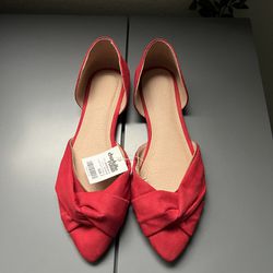 Charlotte Russe Red Flats