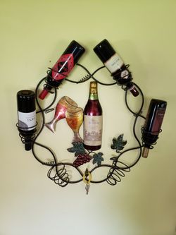 Wall Hanging Wine Decor 