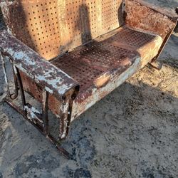 Antique gliderchair Very solid and sturdy Needs minor repairs 