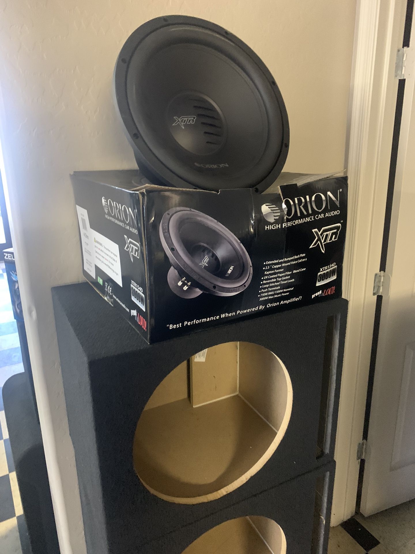Orion XTR 15 Inch Subwoofer High Quality 3000 Watts. Blowout $200 New