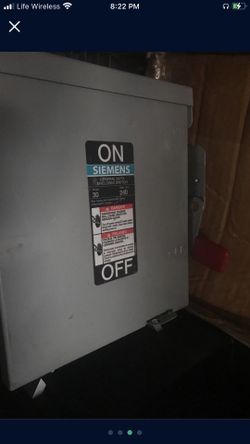 Electric Box With Cut Off Switch 