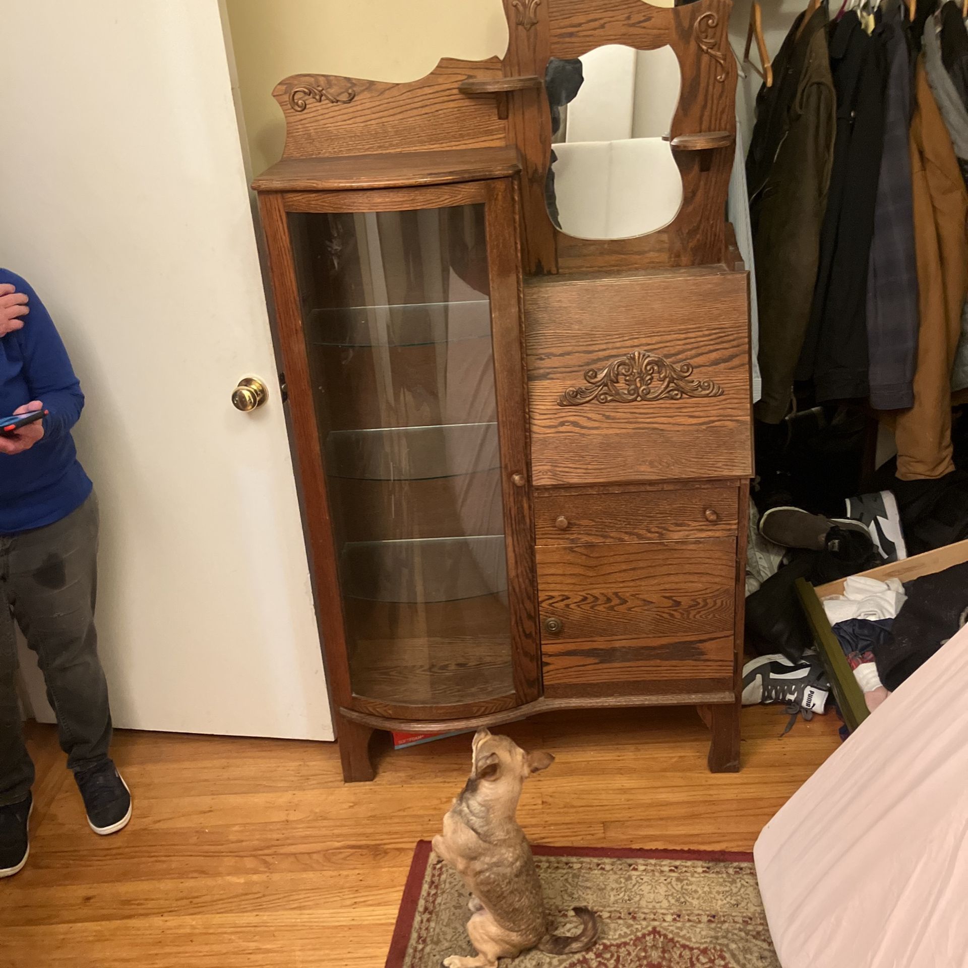 Secretary Desk And Side Display