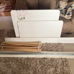 IKEA White Twin Bed Frame 