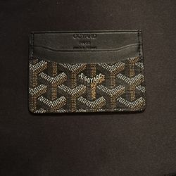 Black Goyard Card Holder 