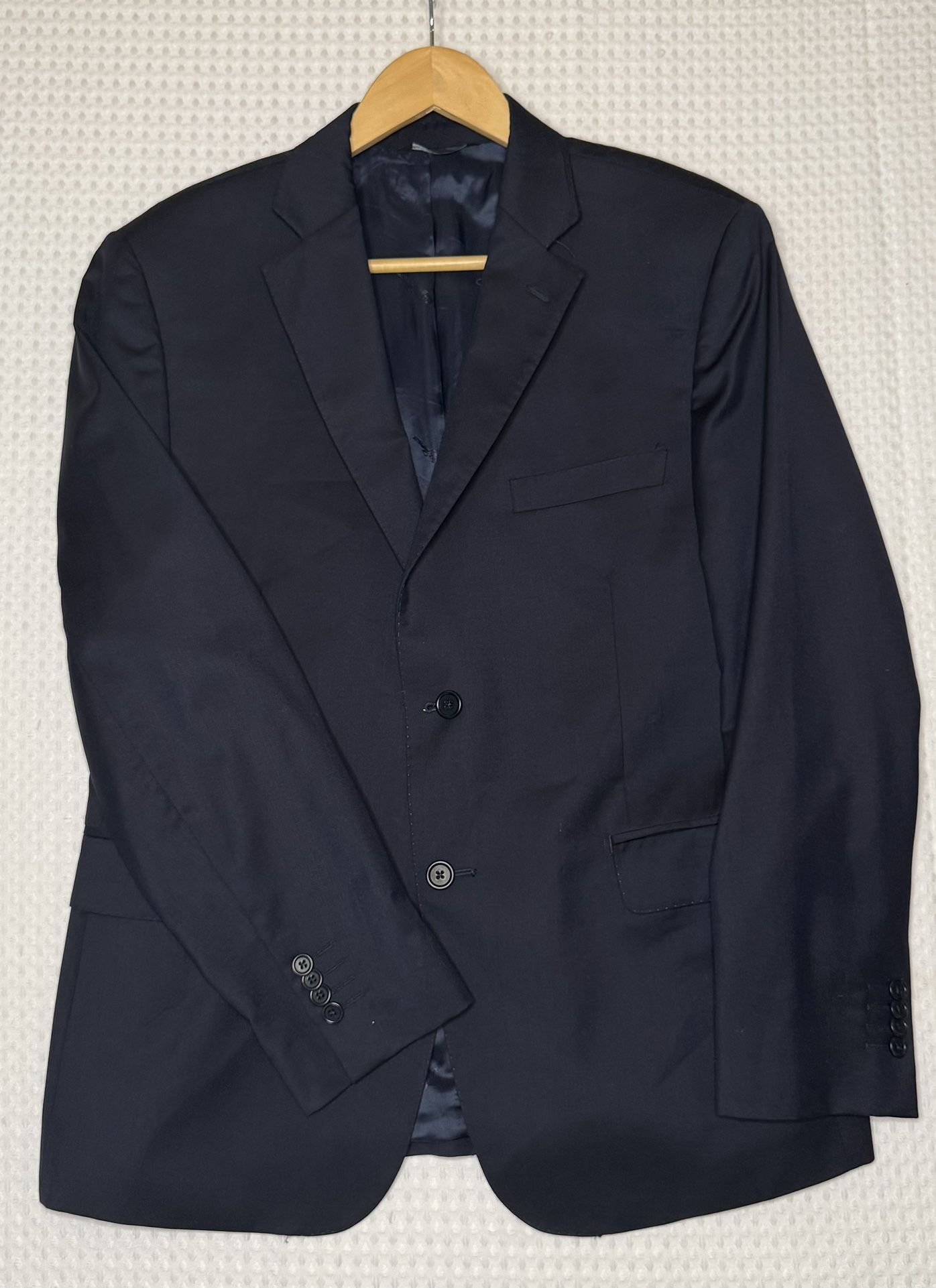 Ermenegildo Zegna Wool & Silk Navy Jacket SZ 42 Slim
