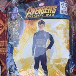 Large Captain America Costume
