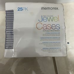 Memorex Slim Double Jewel CD Cases