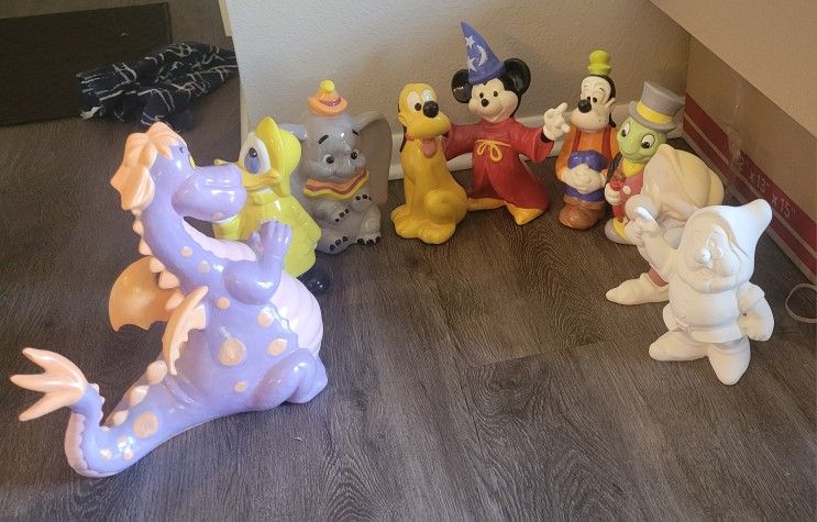Disney FIGURINES **** RARE *** FIGMENT DRAGON *