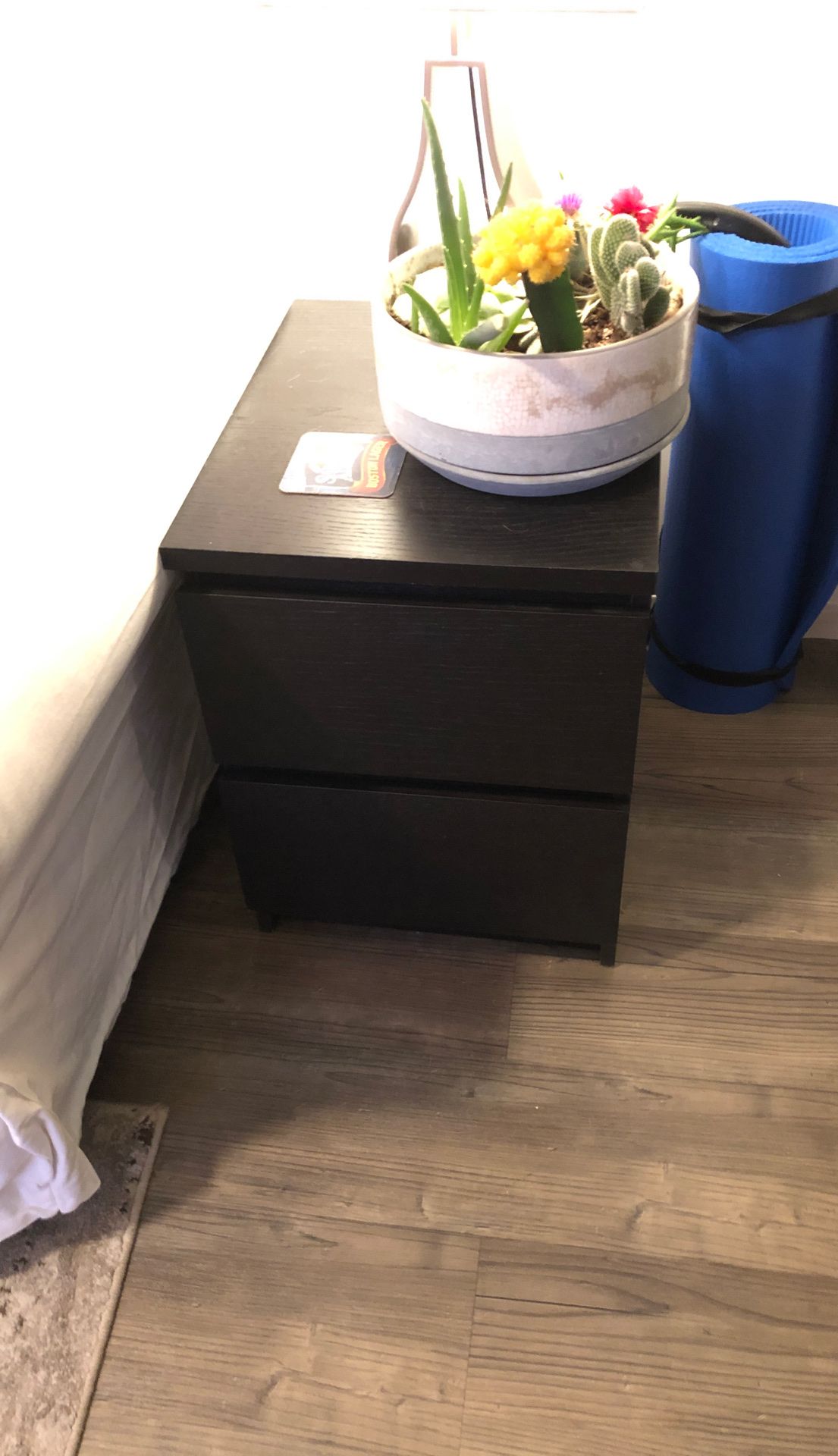 Malm ikea side tables/night stand