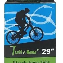 Tuff Bros Bicycle Bike Inner Tube 29" x 1.75" - 2.25" Schrader Valve Tube.