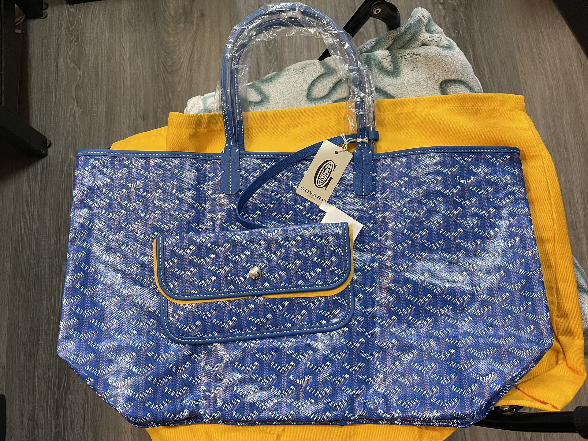 New Authentic Goyard Saint Louis GM Black/Tan Tote Bag for Sale in Rolling  Hills, CA - OfferUp