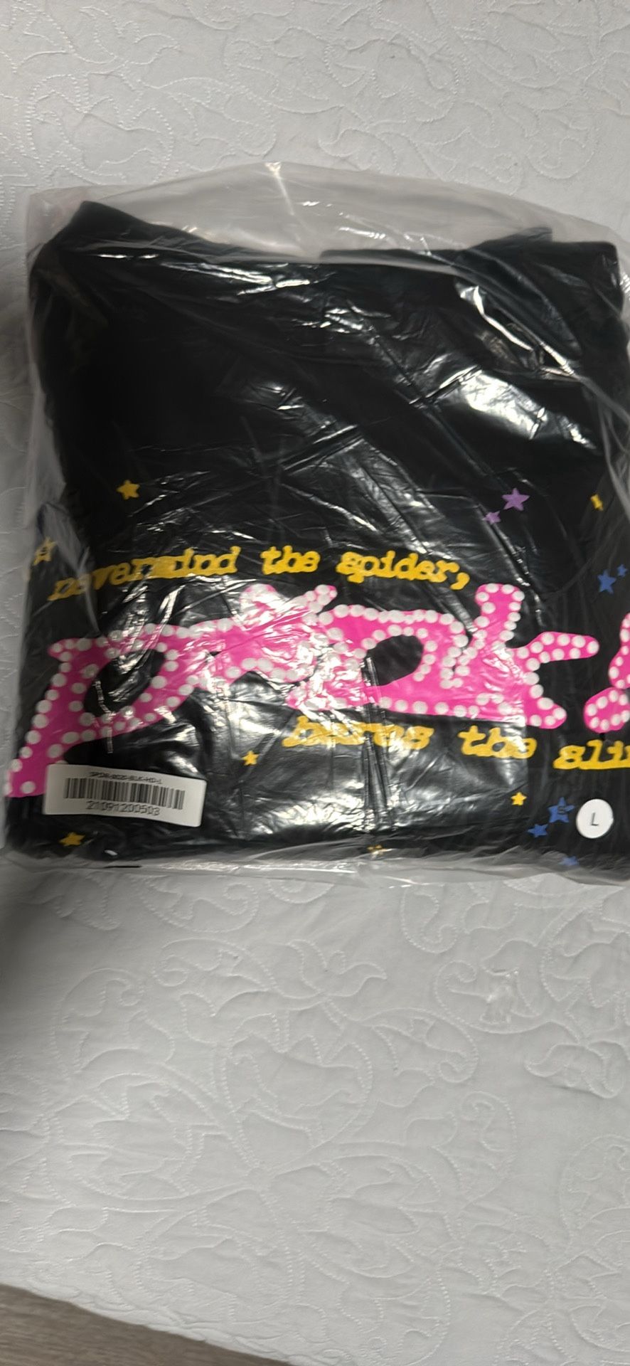 Spider Hoodie black Pink
