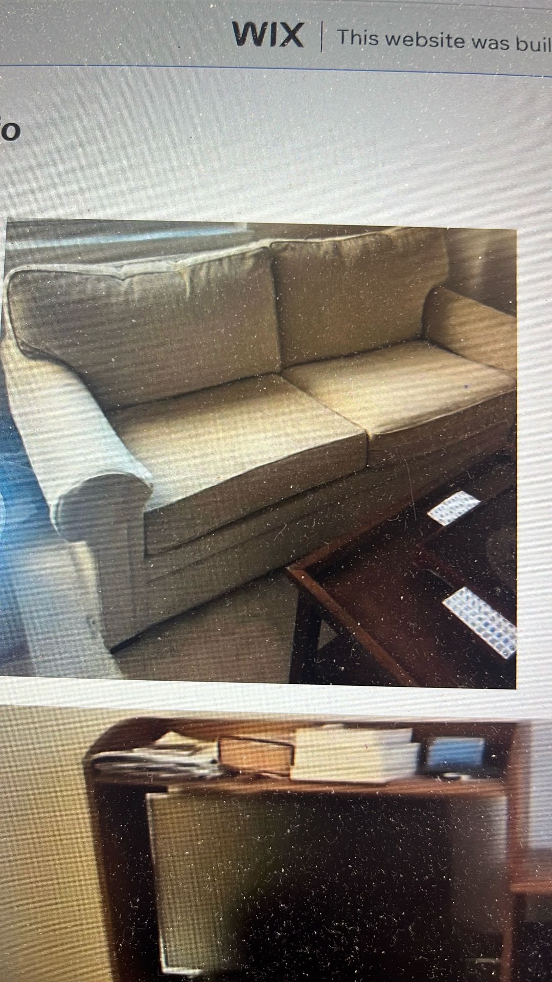 Loveseat And Coffee Table With Matching Mirror