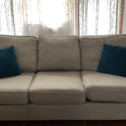 Neutral Tweed Sofa