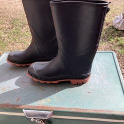 Kids Rubber Boots Rain Snow Play Size 4