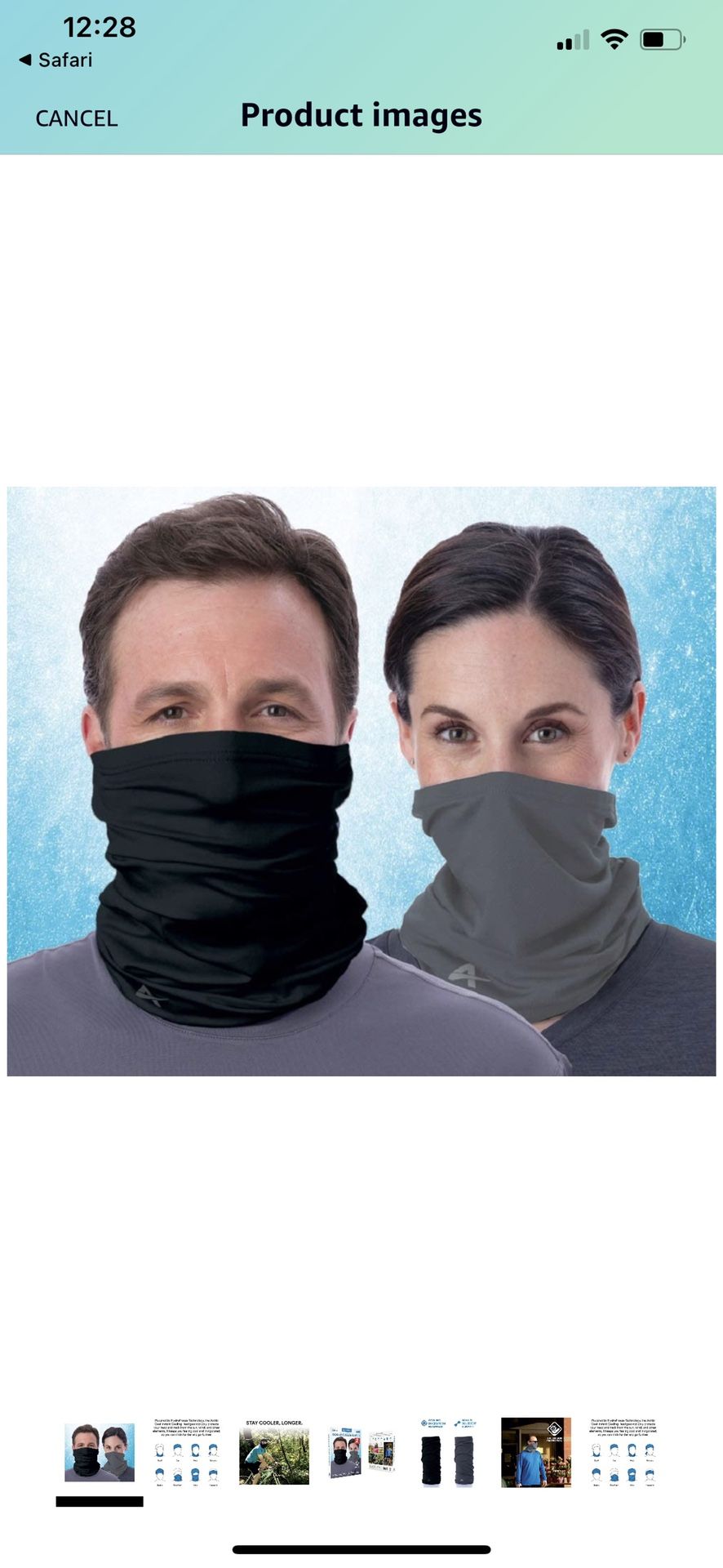 Cooling Face Gaiter