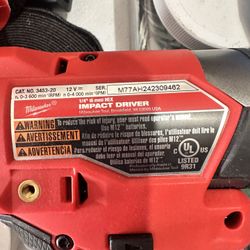 Milwaukee 12v Drill And Impact