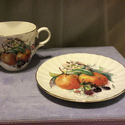 Vintage China Tea Cup And Saucer New Never Used 