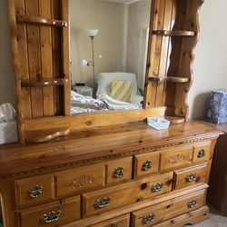 Dresser And Bed Frame 