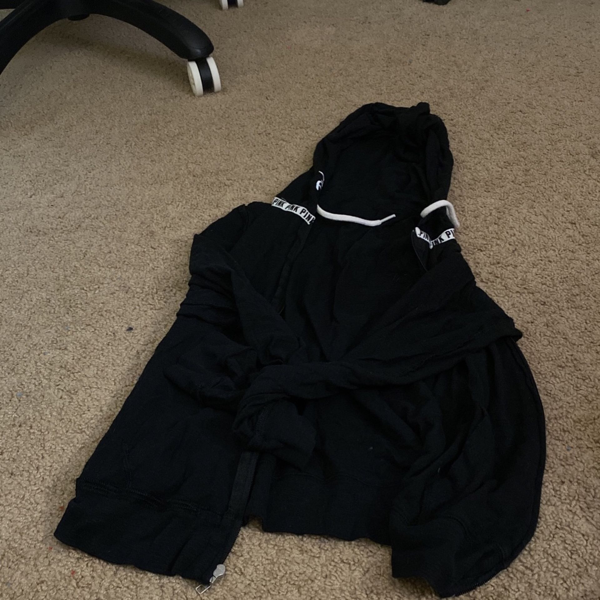 Full Zip Pink Hoodie