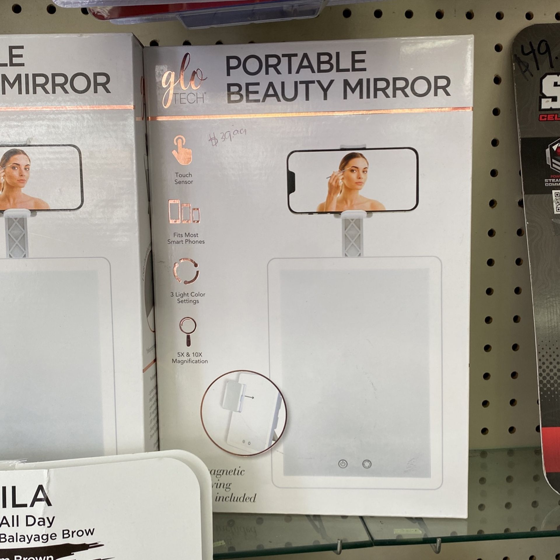Portable Beauty Mirror Glo Tech
