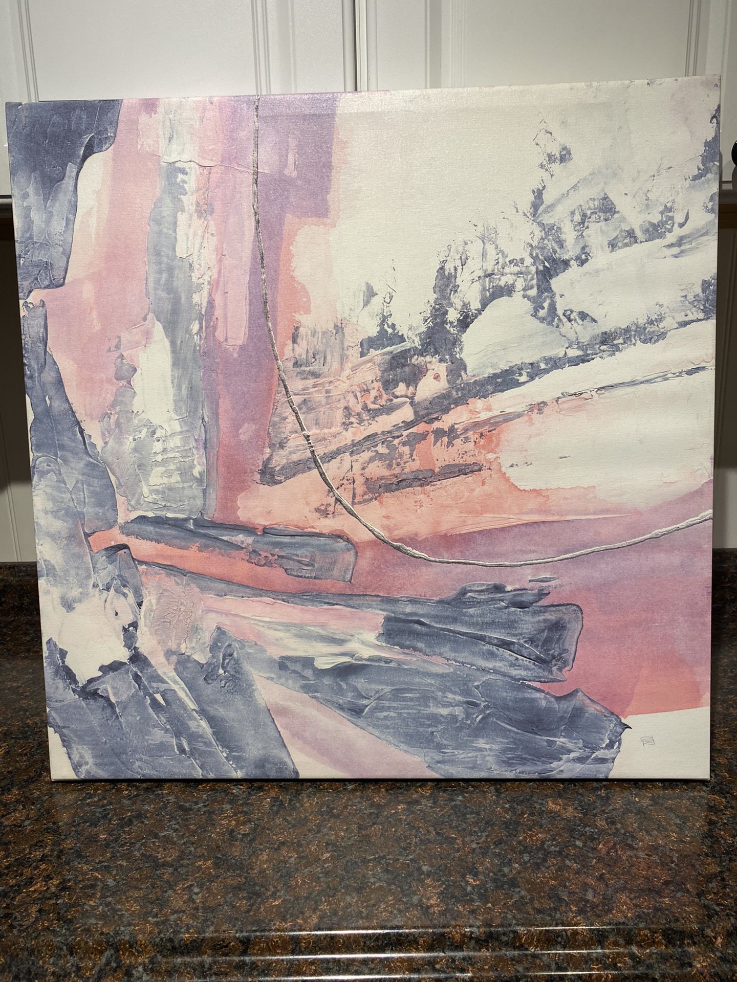2 1/2 ft x 2 1/2 ft Modern Abstract Painting. Perfect condition.