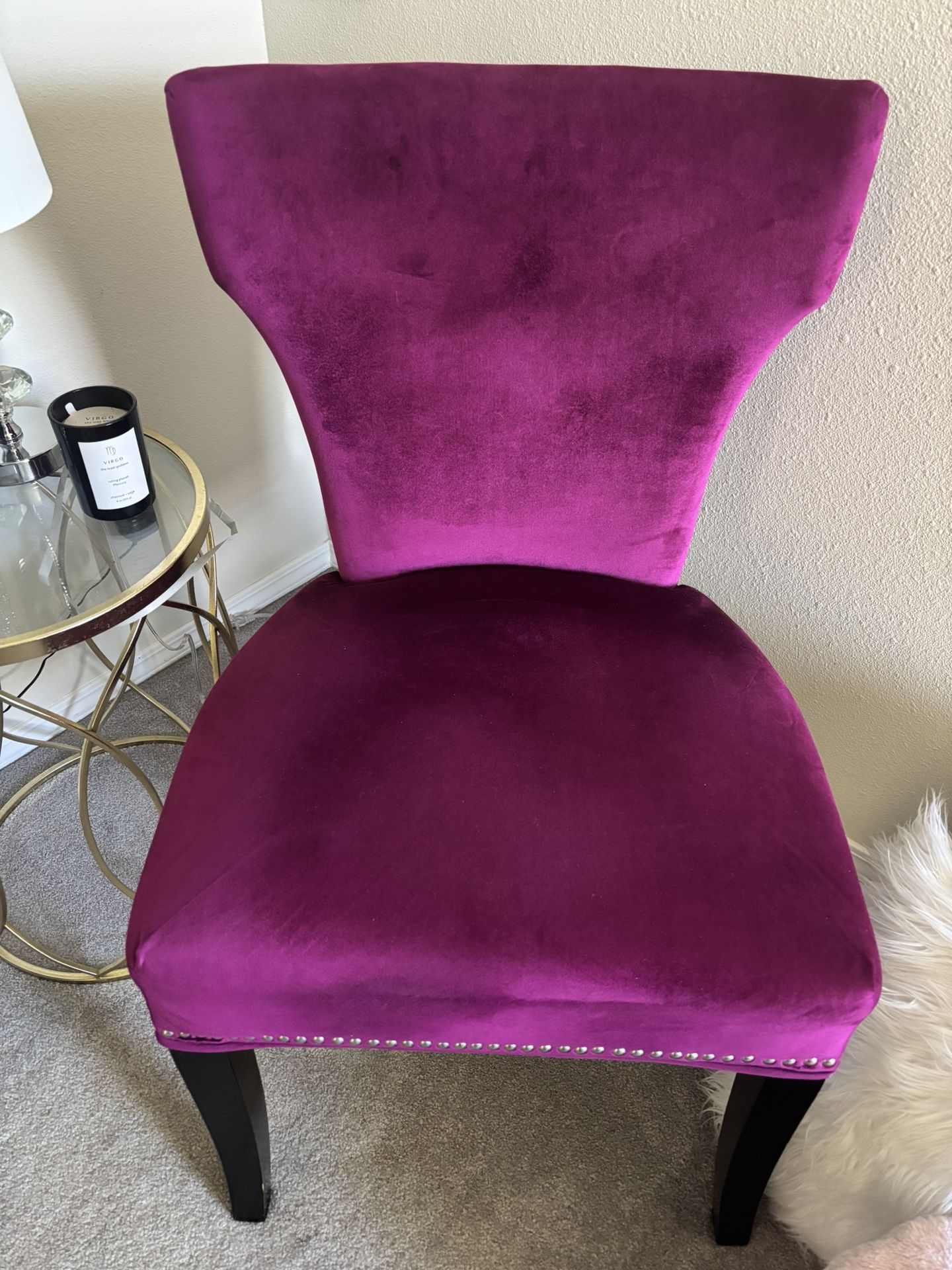 Purple Accent Chair